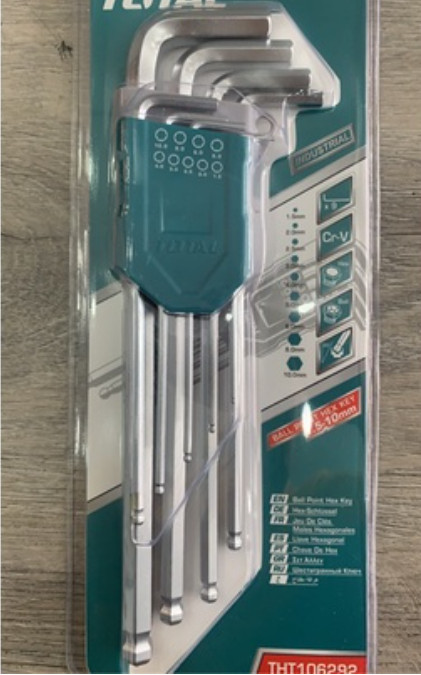 Bộ khóa lục giác Total THT106292