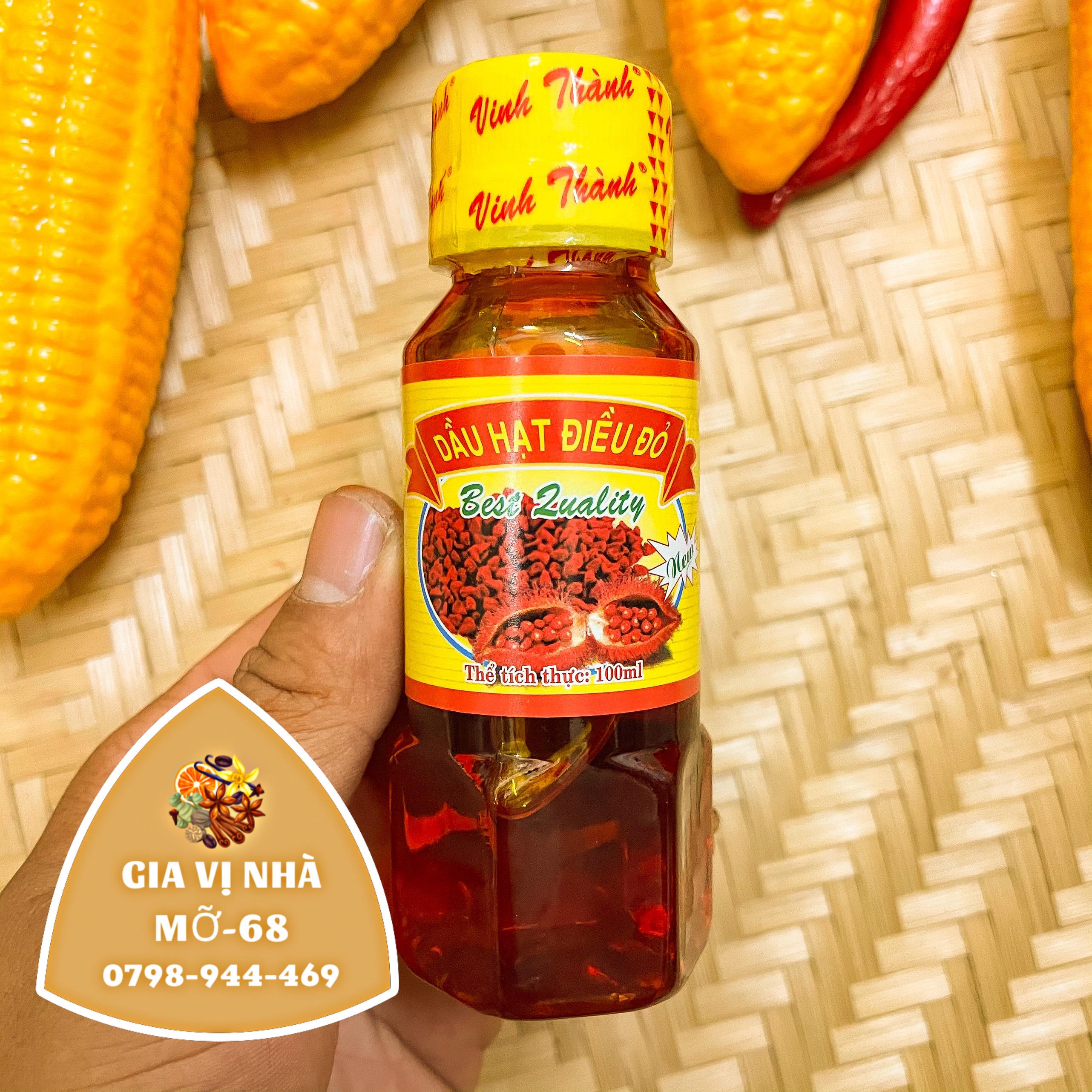 DẦU ĐIỀU ĐỎ VINH THÀNH - CHAI 100ML