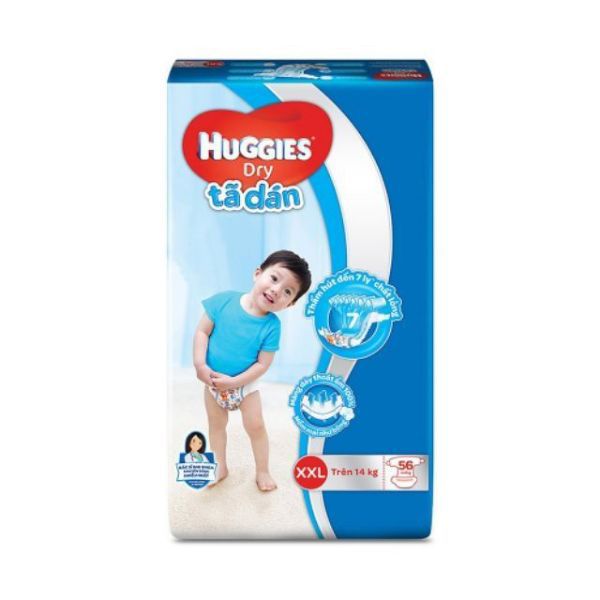 [Date 2024] Tã bỉm dán Huggies L 68 miếng, L68