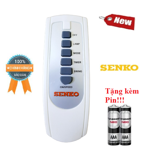 Remote điều khiển quạt Senko- Hàng tốt chính hãng 100% Tặng kèm Pin