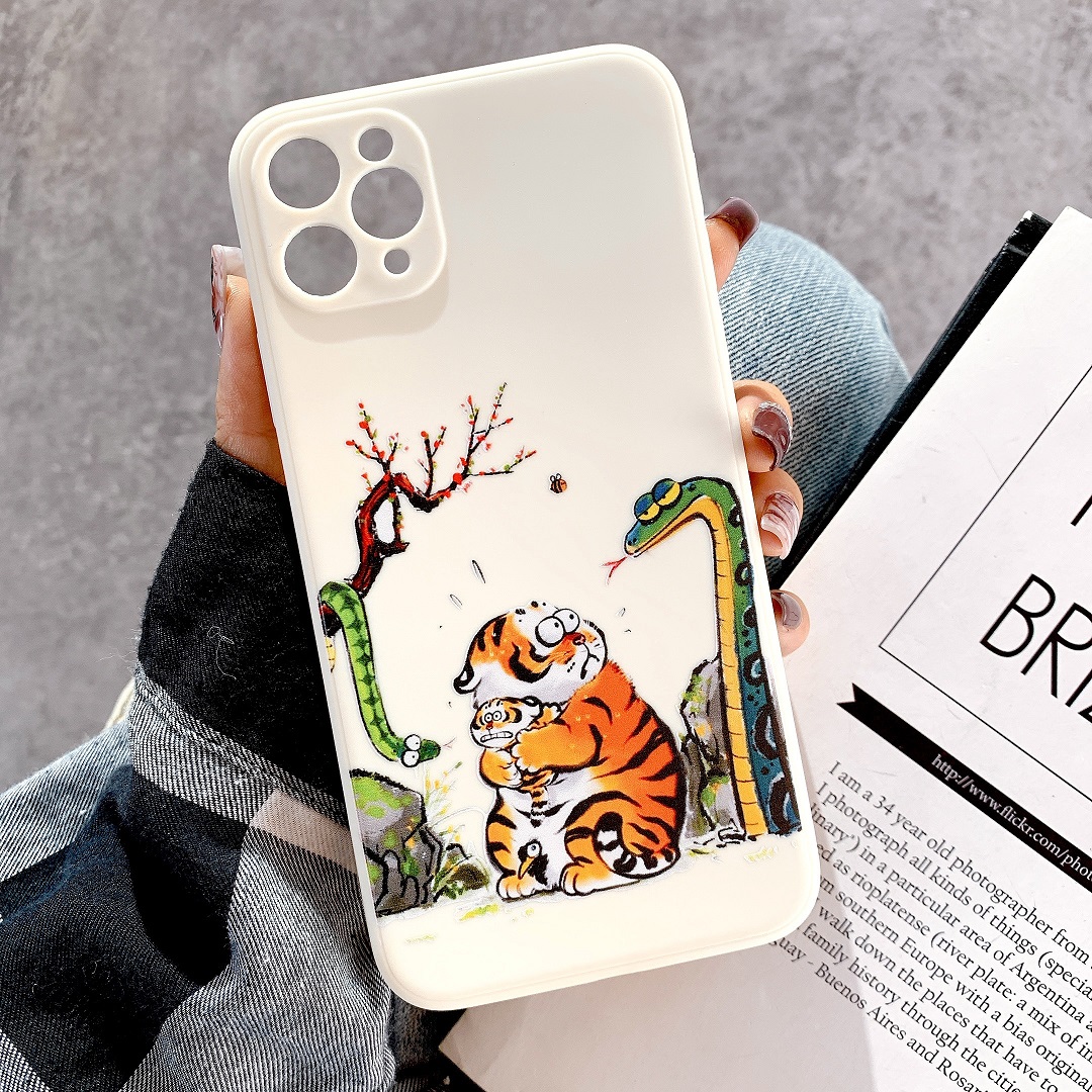 Ốp Lưng Silicon Màu Bảo Vệ Camera Tiger