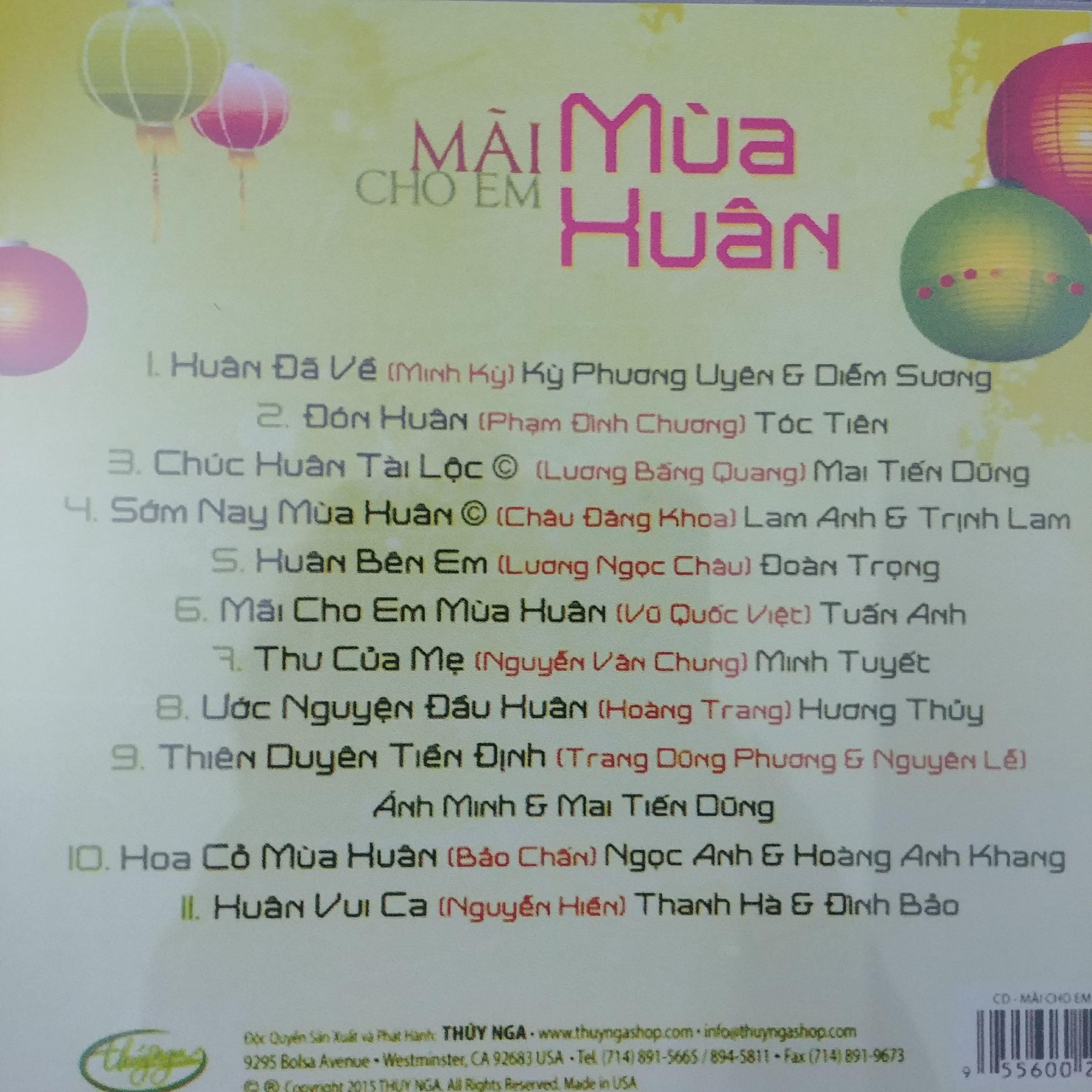 [HCM]CD Mãi Cho Em Mùa Xuân