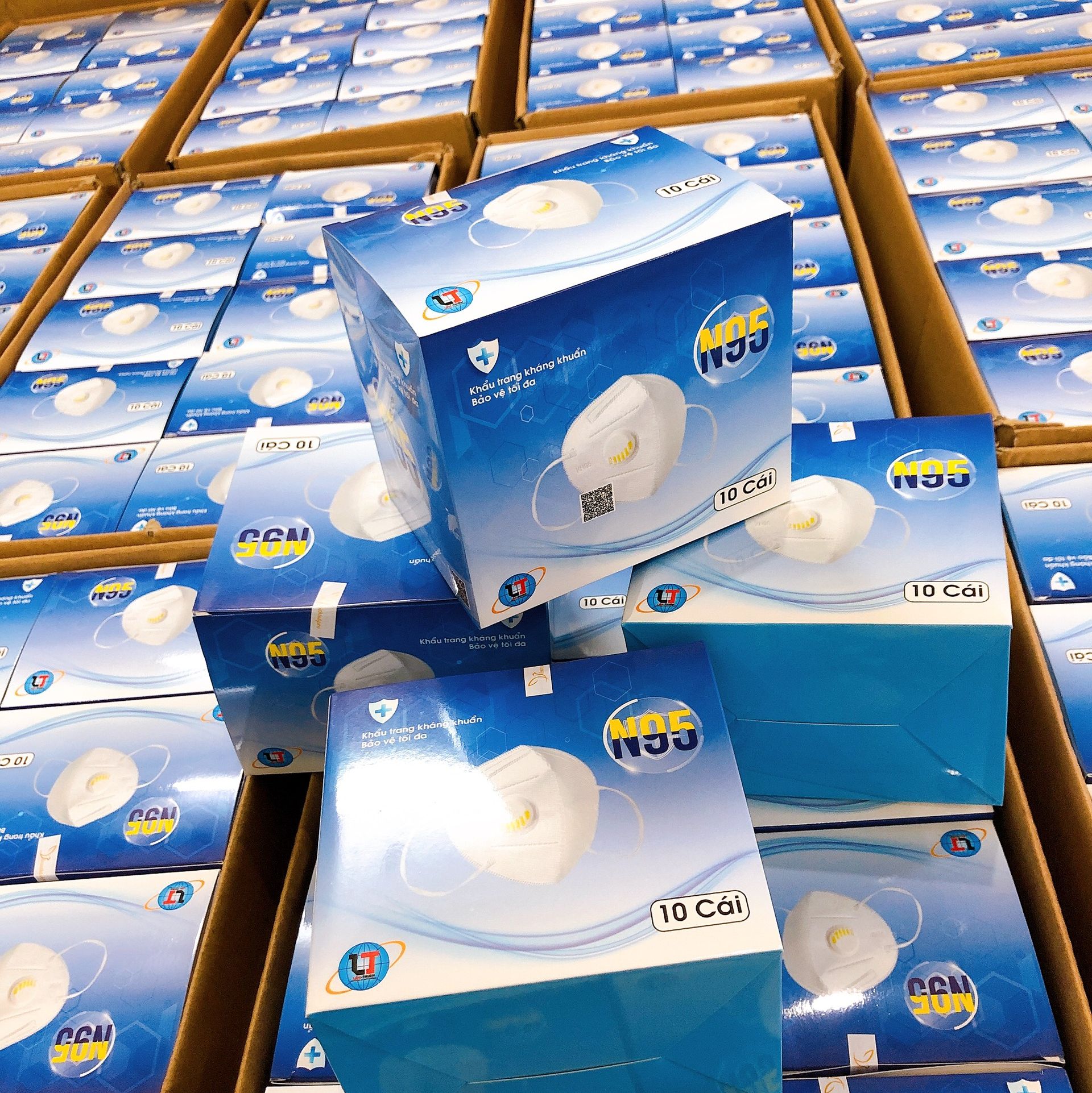 [HCM] - Khẩu Trang Y Tế 5 Lớp Có Van N95 [Hộp 10 Cái]