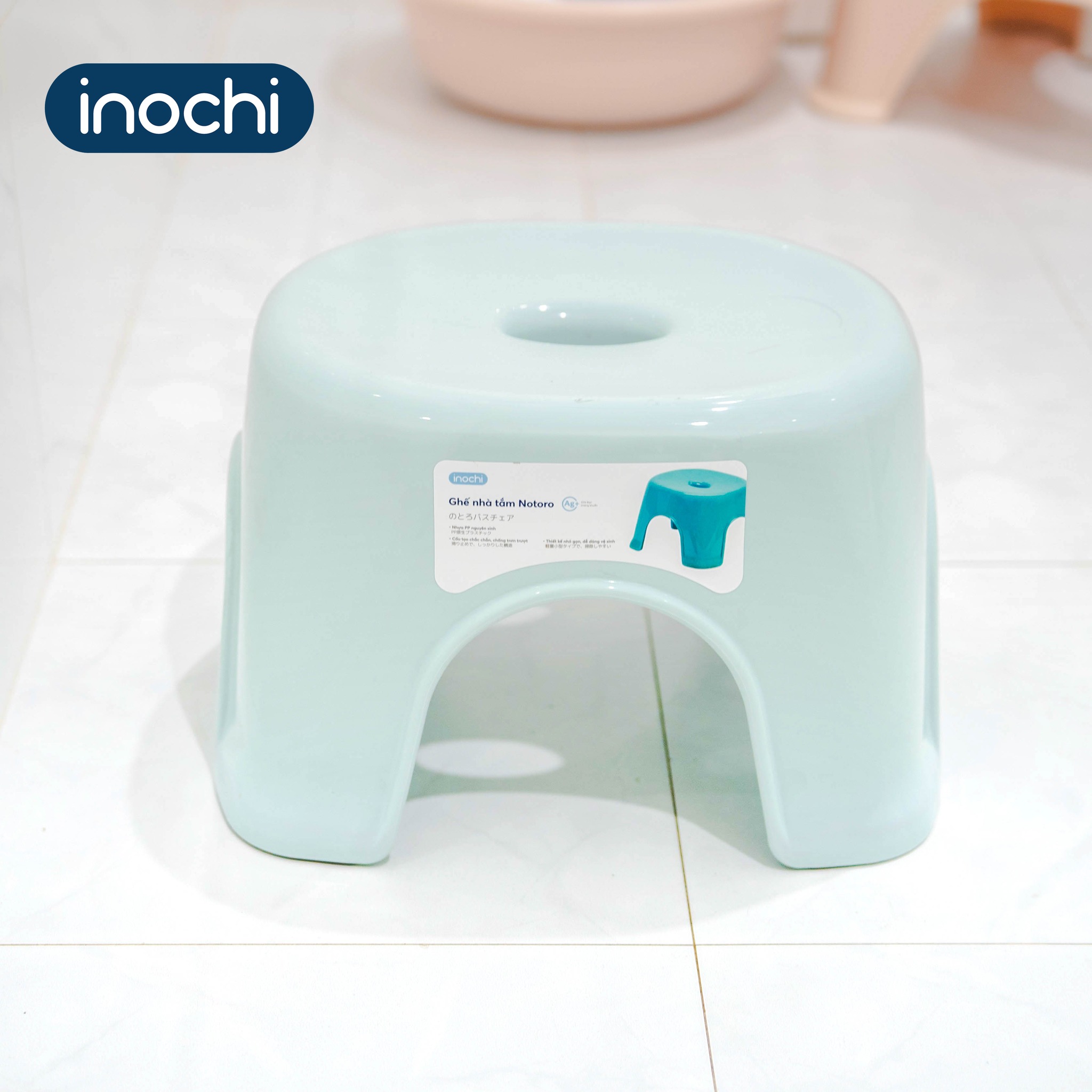 Ghế nhà tắm Inochi Notoro (thiết kế nhỏ gọn, dễ dàng vệ sinh)