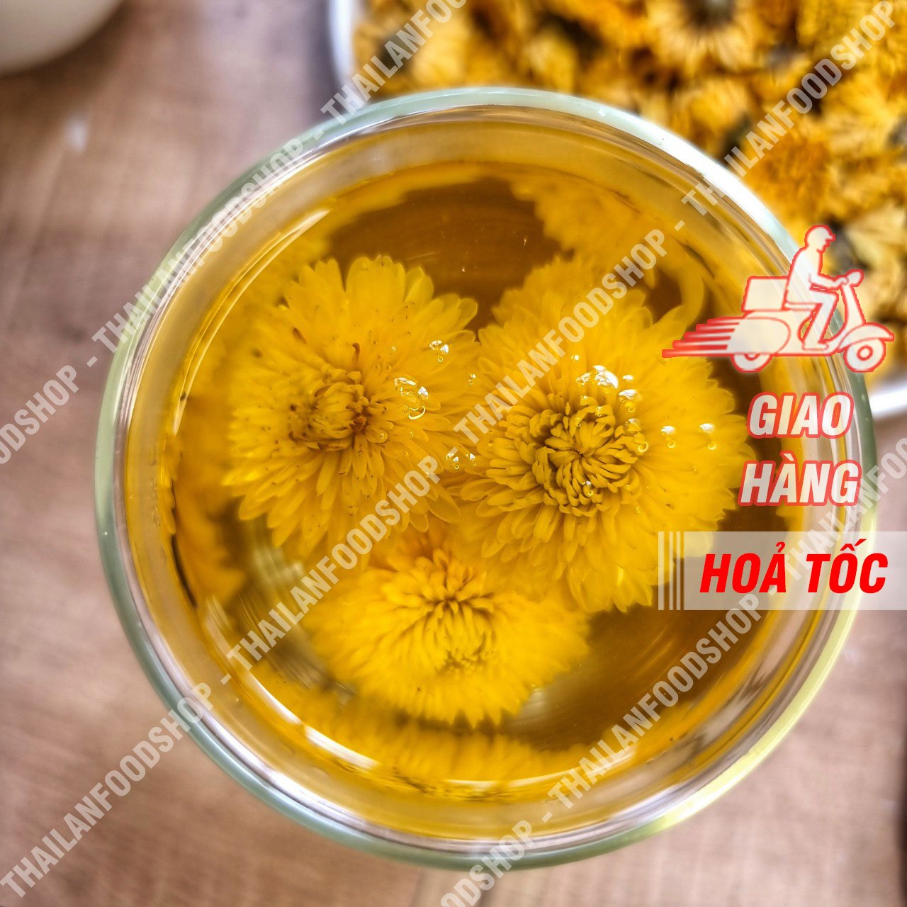 Trà Hoa Cúc Vàng (Hoàng Cúc) Lon 100Gram