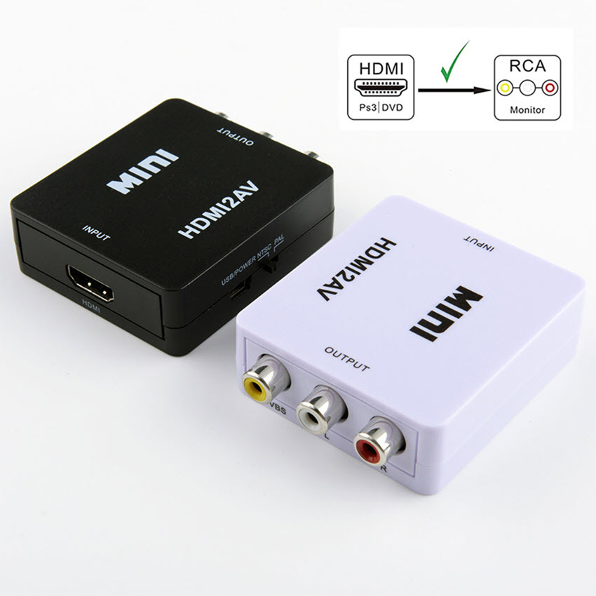 Bộ chuyển đổi hdmi sang av hdmi2av