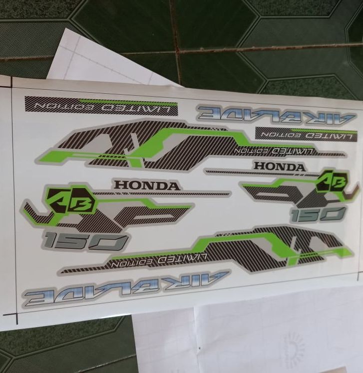 tem rời AB 2020 xanh lá bạc limited to