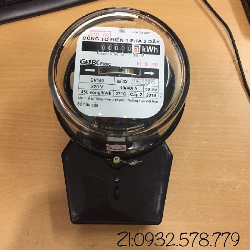 Bảng giá CÔNG TƠ ĐIỆN 1PHA 10-40A EMIC CÓ KIỂM ĐỊNH,ĐỒNG HỒ ĐIỆN CÓ KIỂM VÀ KO KIỂM