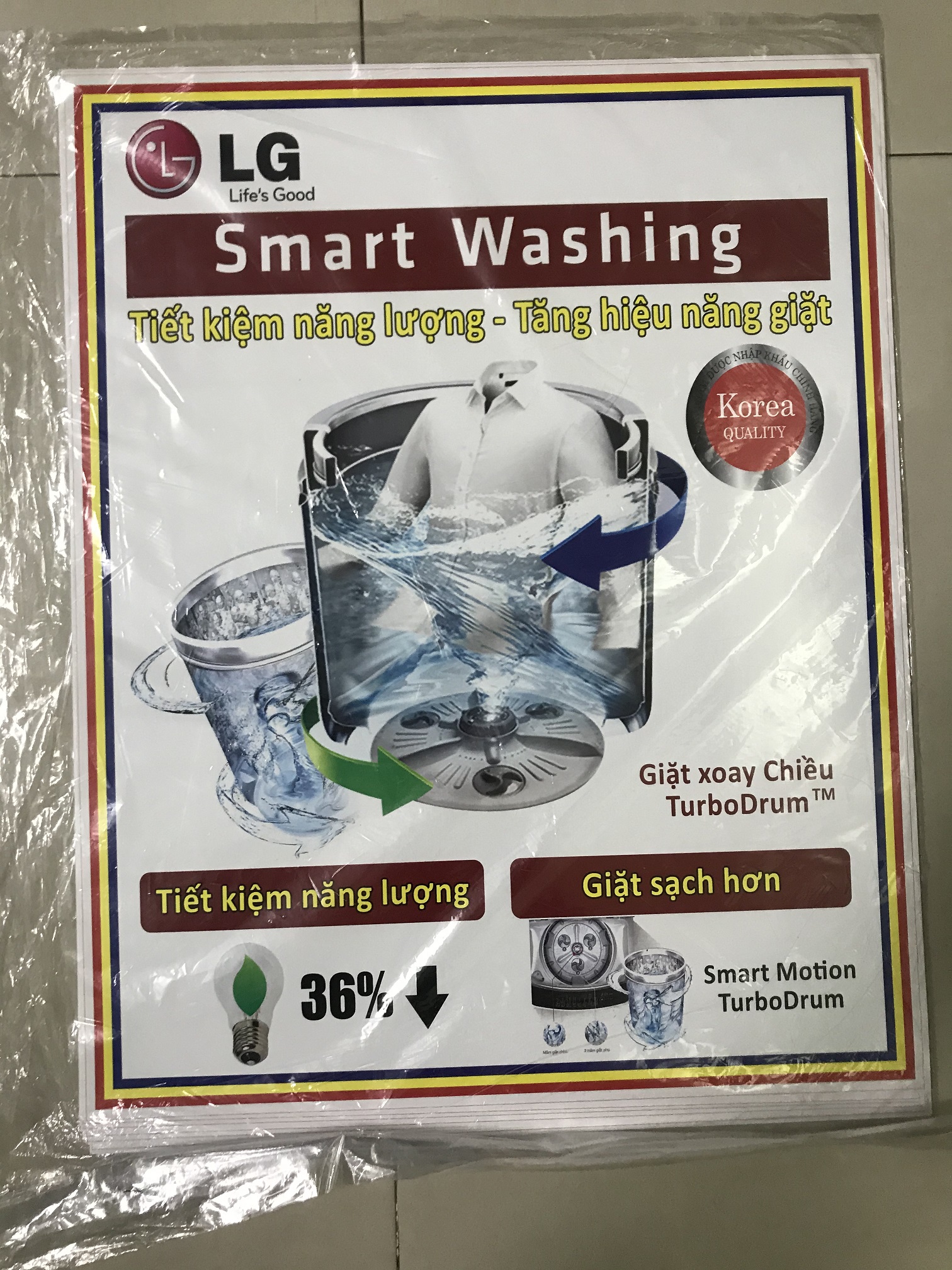 [HCM]tem dán máy giặt LG -  miếng dán máy giặt LG (mẫu 1)