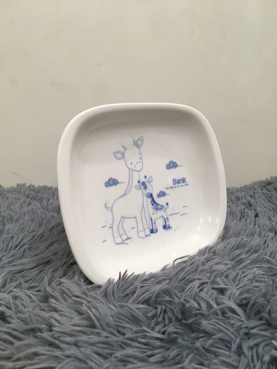 DĨA CHỮ NHẬT 20 CM - GỐM SỨ VIỆT