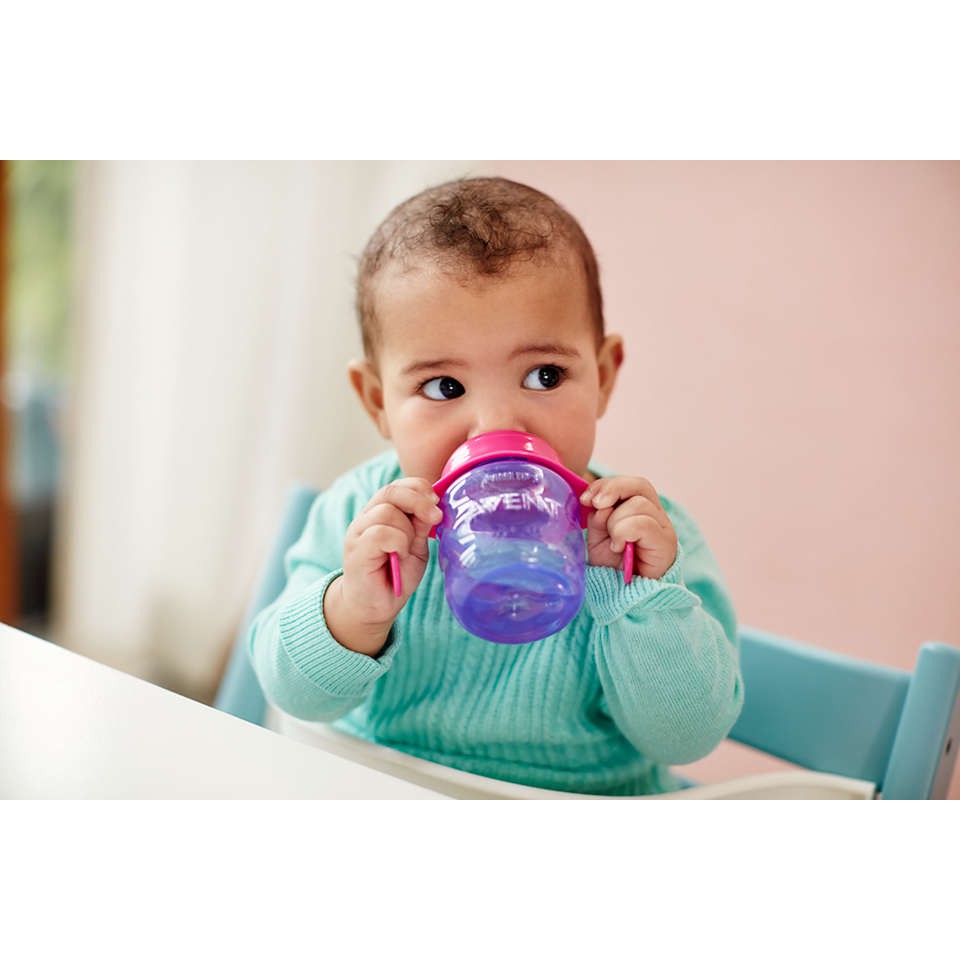 [HCM]Bình/Cốc Tập Uống Philips Avent Có Vòi Silicon Siêu Mềm 200ml (SCF551/03.05)