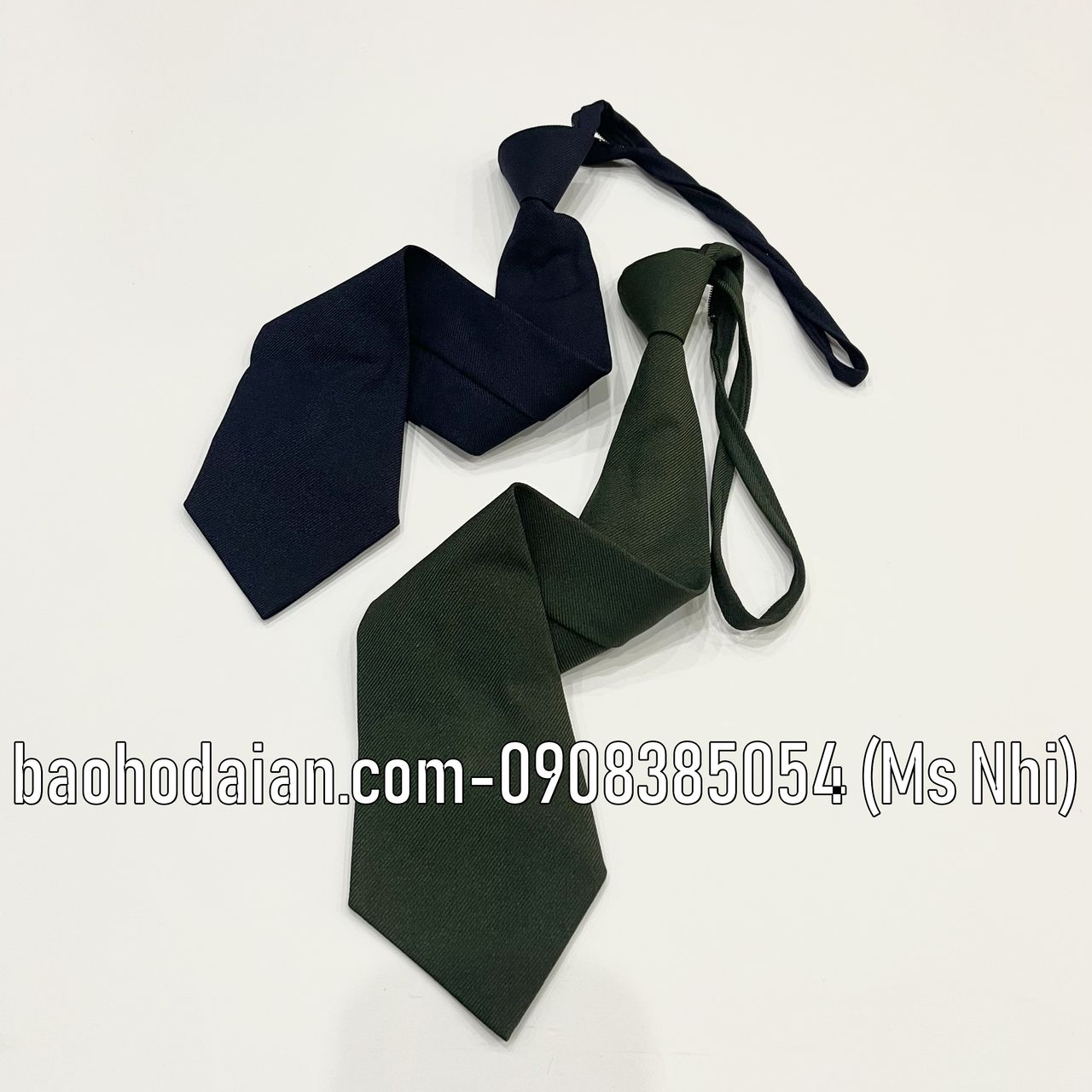 Cà vạt dây rút chất liệu vải cát mềm đẹp