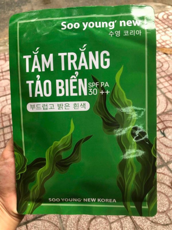 Tắm trắng tảo biển