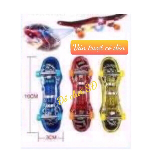Ván trượt siêu hạng - bộ 3 cái có đèn