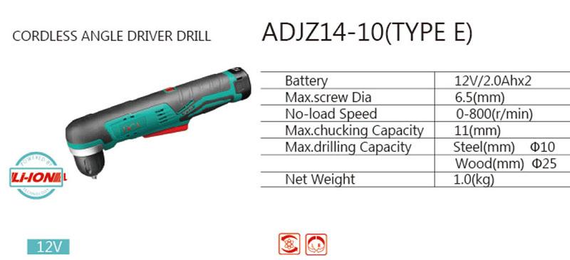 [HCM]MÁY KHOAN GÓC DÙNG PIN ADJZ14-10