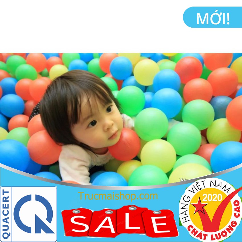set 50 quả bóng nhựa cho trẻ em