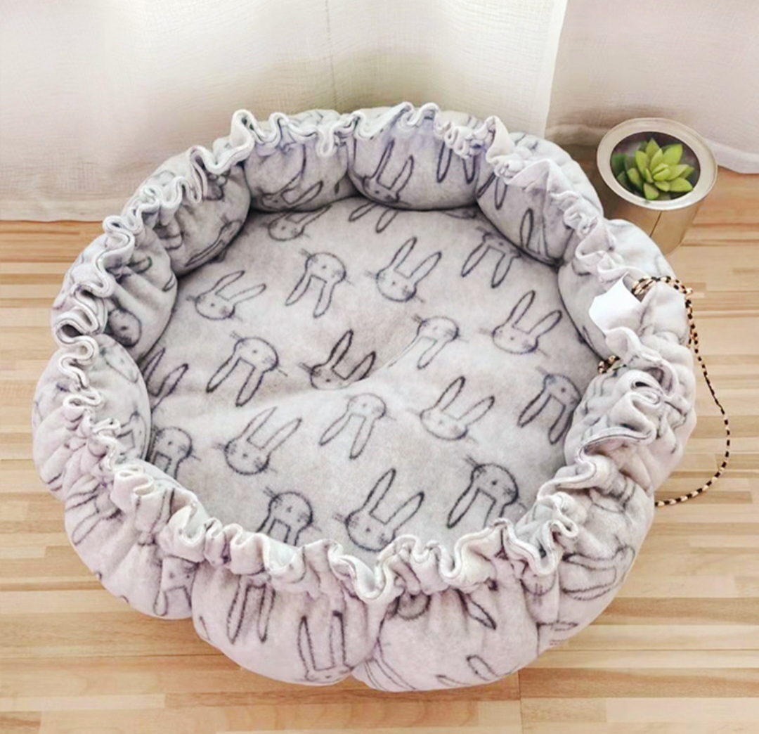 NỆM TRÒN DÂY RÚT ÊM ÁI SIZE LỚN CHO CHÓ MÈO