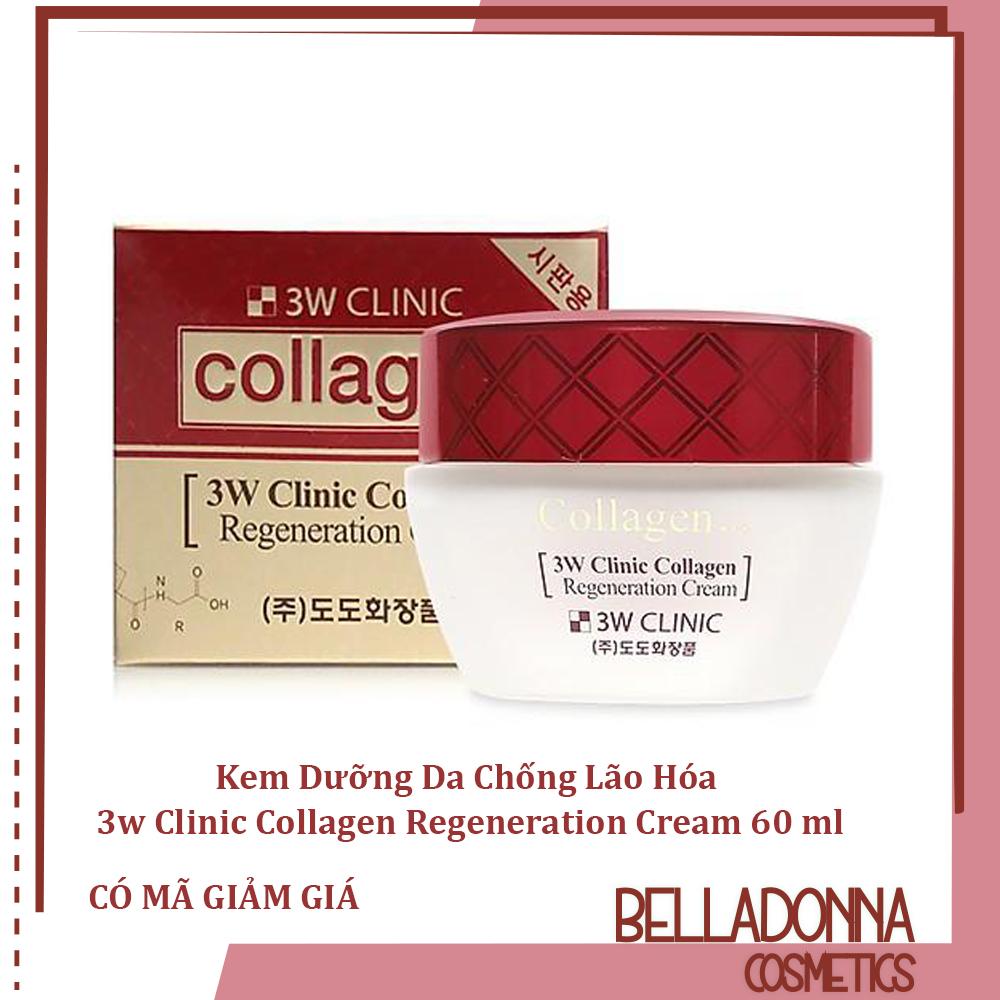 Kem Dưỡng Da Chống Lão Hóa 3w Clinic Collagen Regeneration Cream 60 Ml