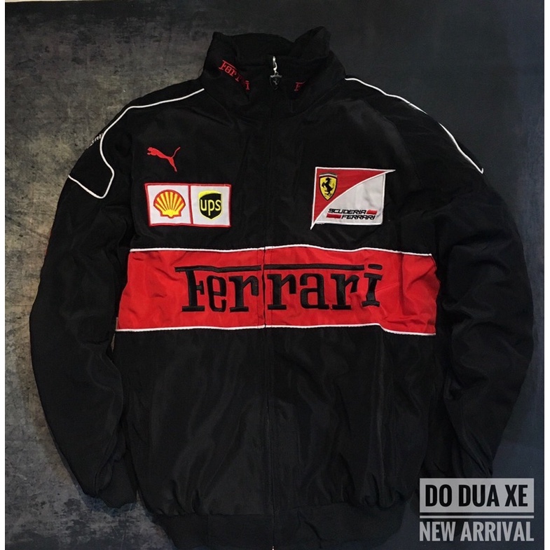 Áo khoác áo gió đua xe Ferrari