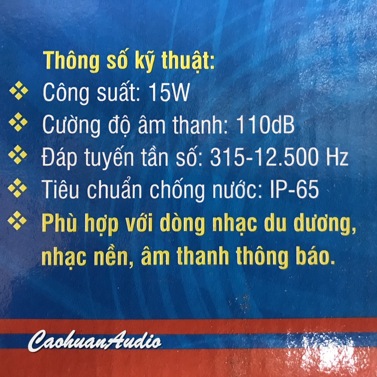 LOA NÉN LIỀN AMPLI - 15W - BLUETOOTH