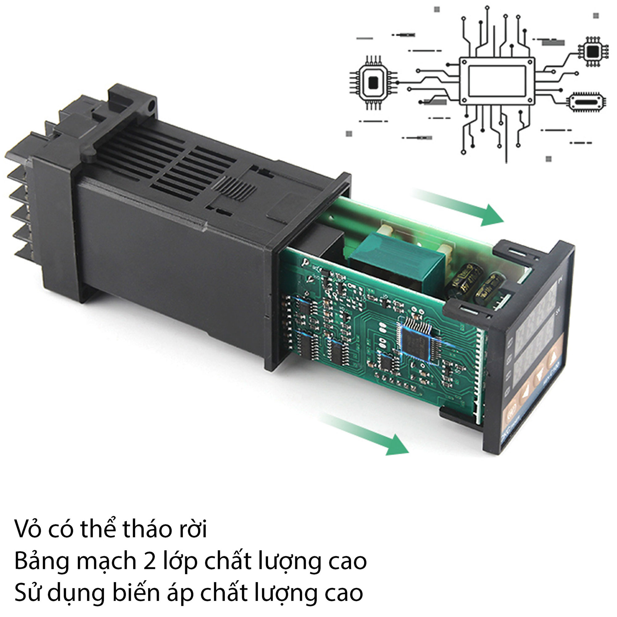 Bộ khống chế nhiệt độ 400 độ REX-C100 output SSR