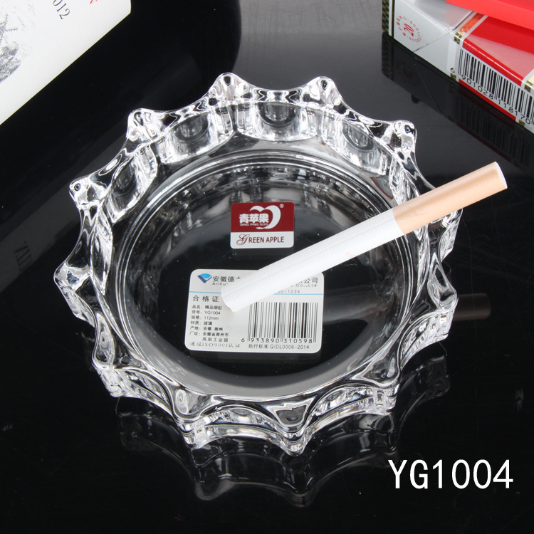 Gạt Tàn Thuốc Thủy Tinh Tròn Nhỏ YG1004