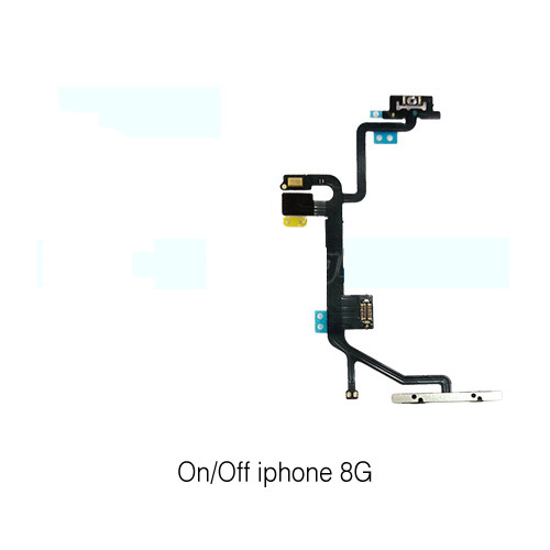 DÂY CÁP NGUỒN (ON/OFF) + ÂM LƯỢNG (VOLUM) IPHONE 8 / IPHONE 8G (ZIN MÁY)
