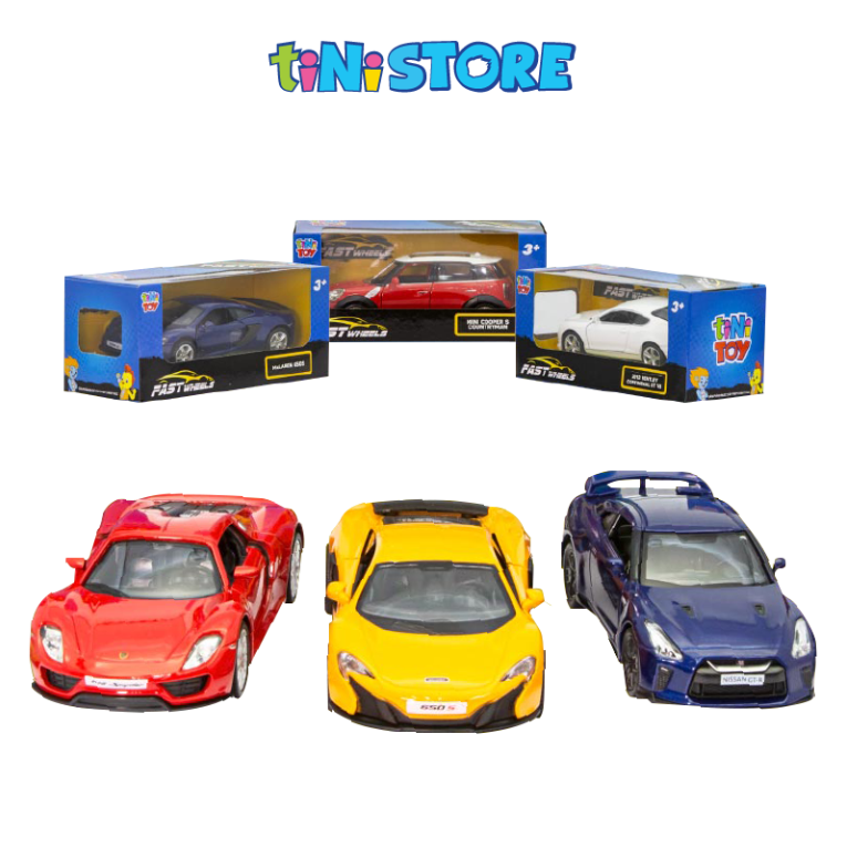 Đồ chơi mô hình xe tốc độ FastWheels 5 inch tiNiToy - Giao mẫu ngẫu nhiên