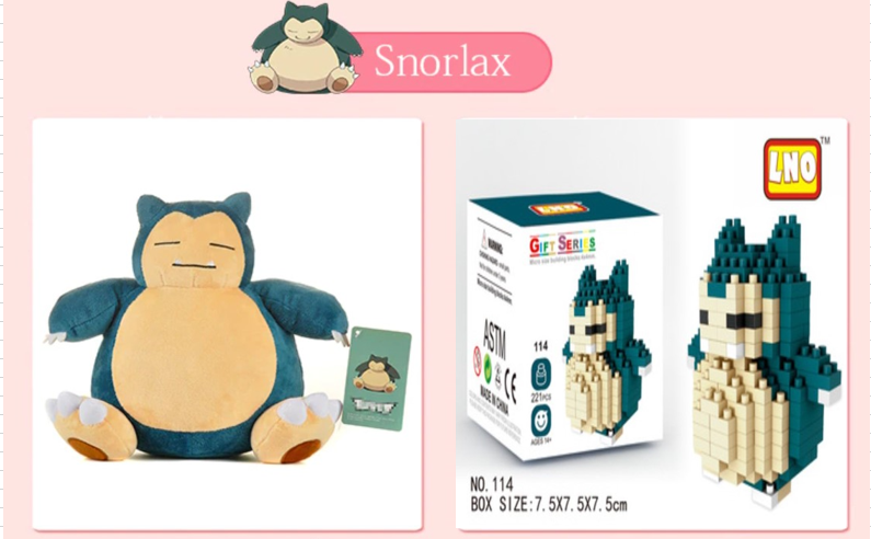 Gấu bông Pokemon Ham ngủ Snorlax
