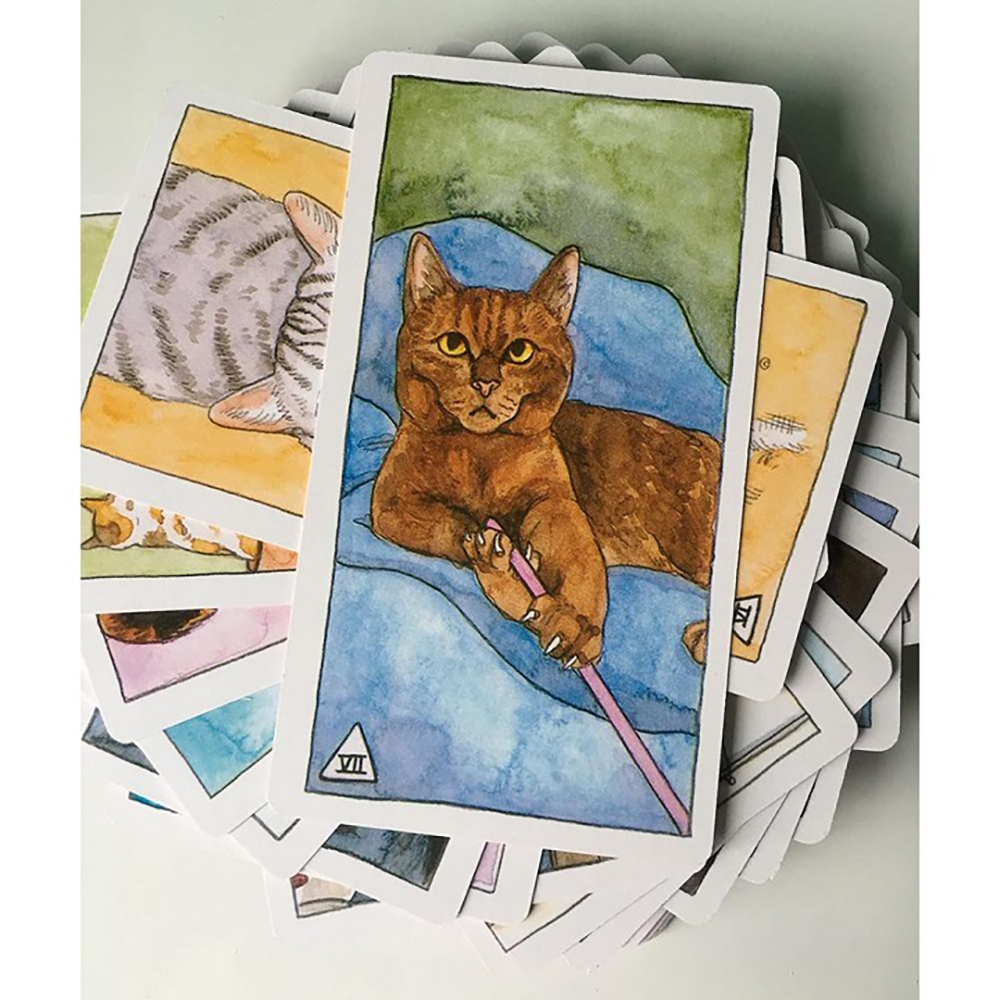 Bài Tarot Cat Tarot Tặng Đá Thanh Tẩy
