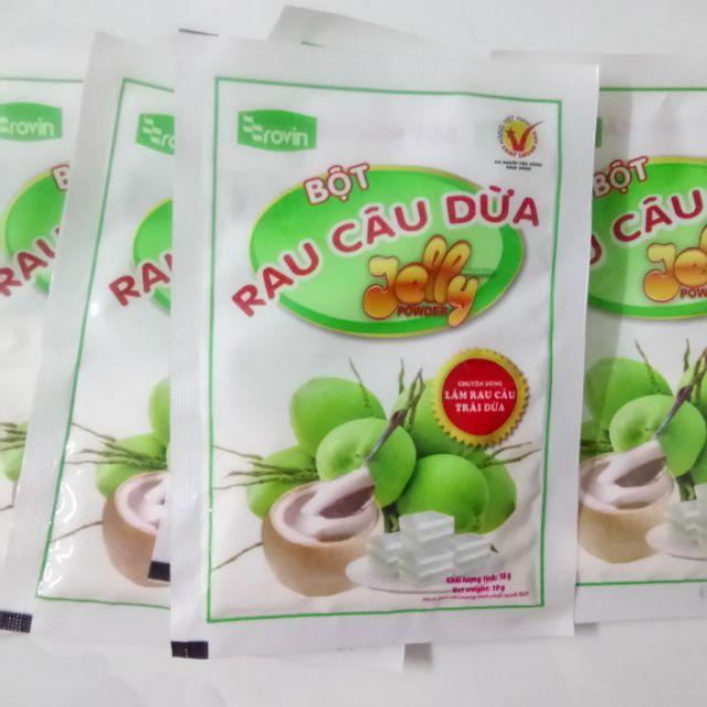 Bột rau câu dừa Hoàng Yến gói 10g