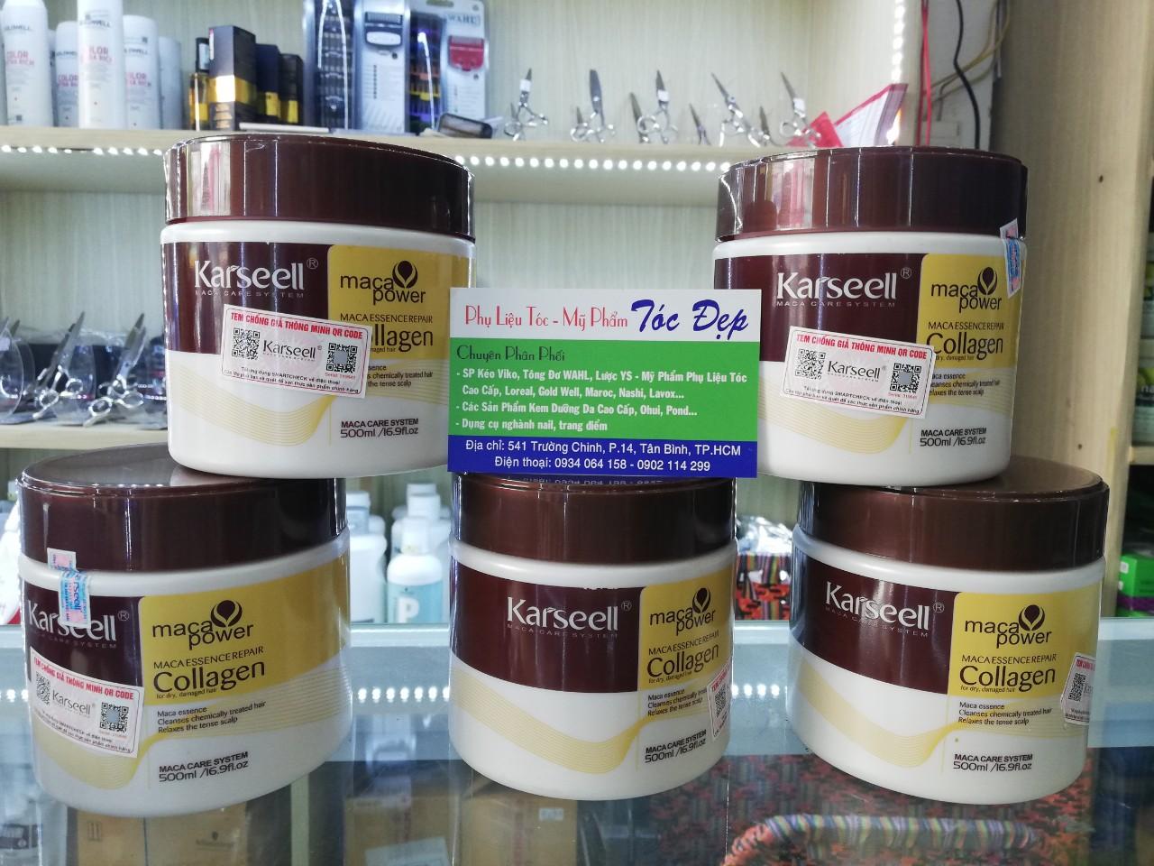 Hấp Collagen phục hồi tóc hư tổn Karseell 500ml