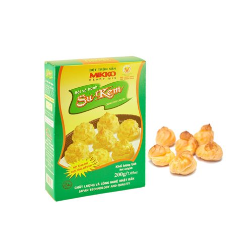 Bột Bánh Su Kem Mikko  200g,1Kg (Nhân và Vỏ) (Date mới, HSD 6 đến 12 tháng)