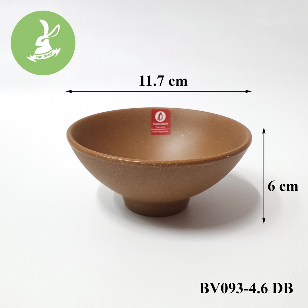 Chén cơm màu nhám Superware Thái Lan đủ size đủ màu