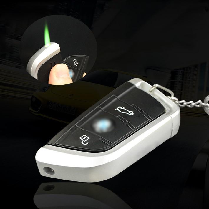 Bật lửa gas khò móc khóa hình Remote xe BMW mẫu TH819