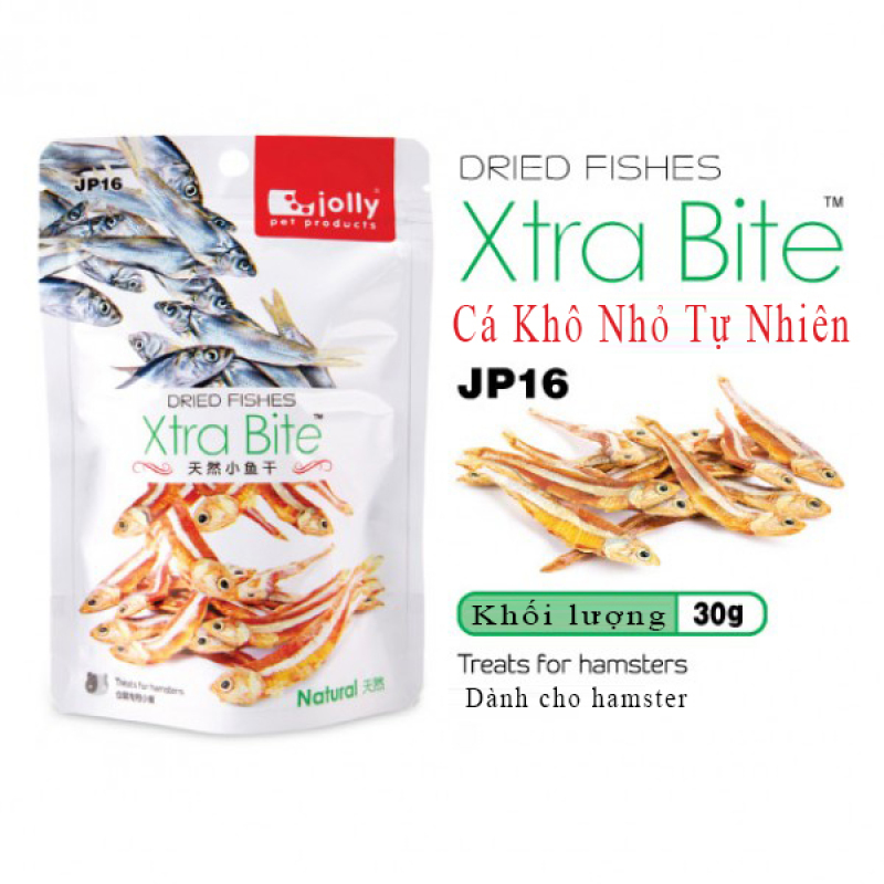 Thức ăn vặt cho hamster - Cá Khô Nhỏ Tự Nhiên