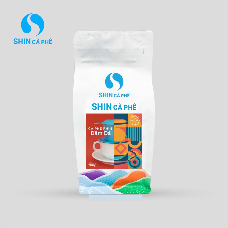 Cà phê Phin đậm đà - SHIN Cà Phê - Cà phê pha phin - Gói 200g