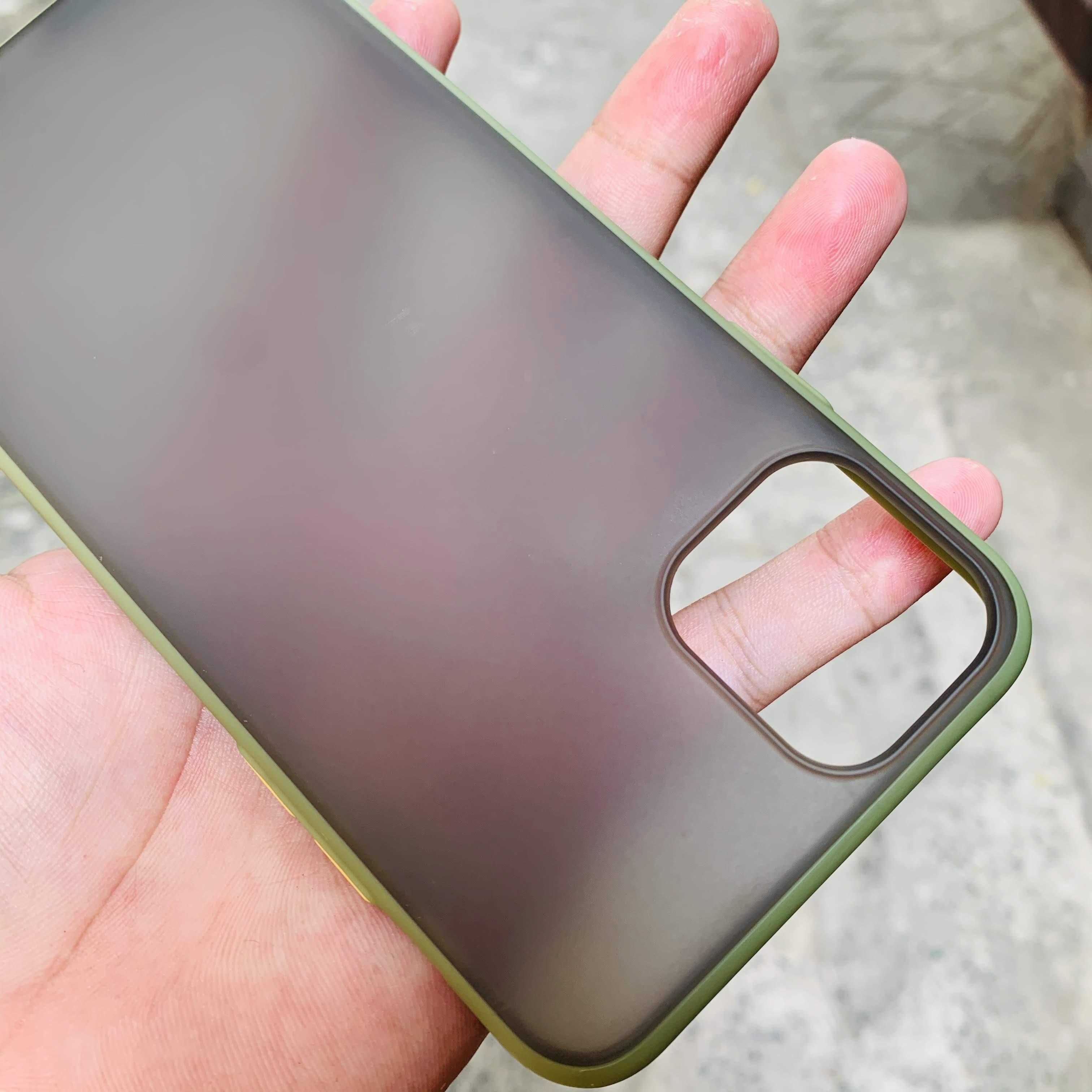 Ốp Lưng Iphone 11  Iphone 11 Pro Max nhám viền màu