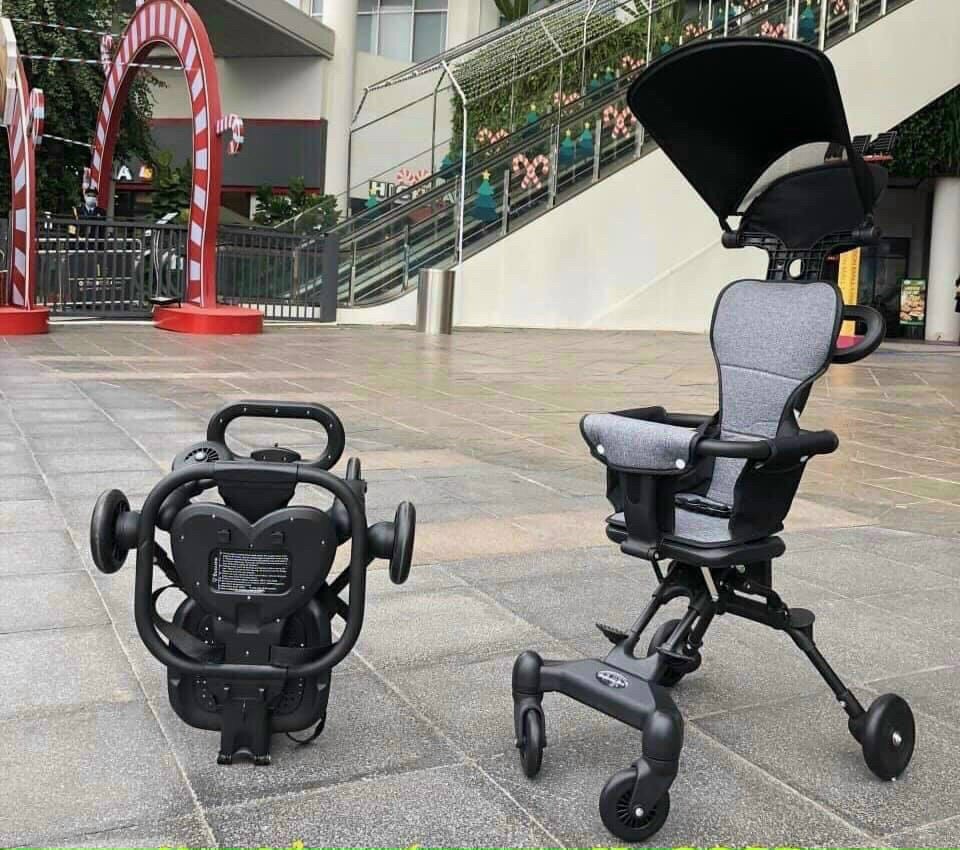 Xe đẩy du lịch cho bé, xe đảo chiều gấp gọn