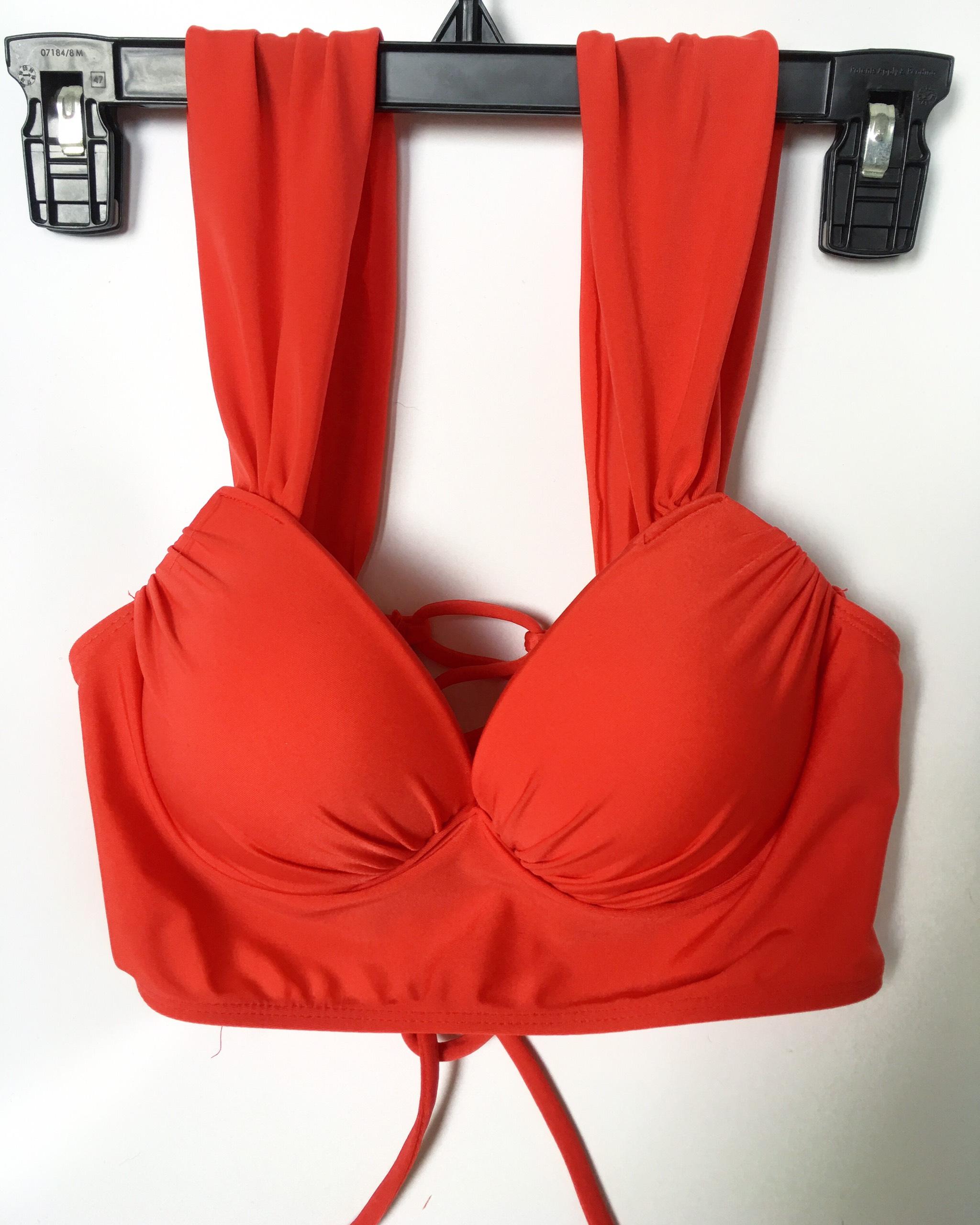 Bikini cúp ngực quần nhún cạp cao (3 màu)