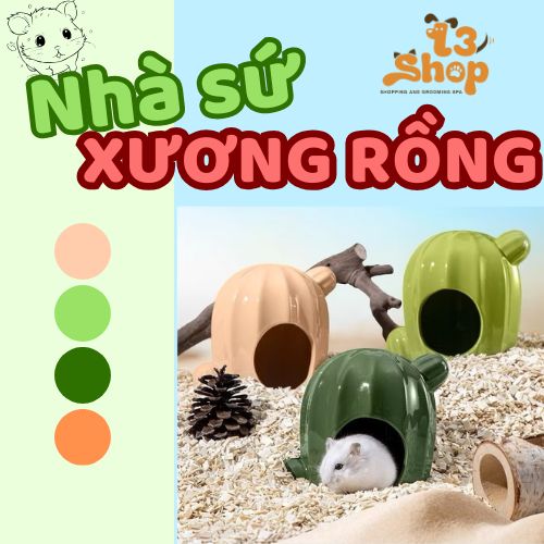 Nhà sứ xương rồng dành cho hamster - T3 PETS SHOP