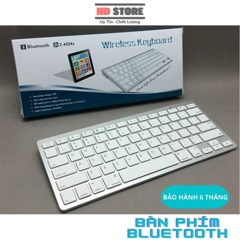 Bàn Phím Bluetooth Không Dây X5, Kiểu Dáng MAC, Thiết Kế Sang Trọng, Nhỏ Gọn, Tiện Lợi