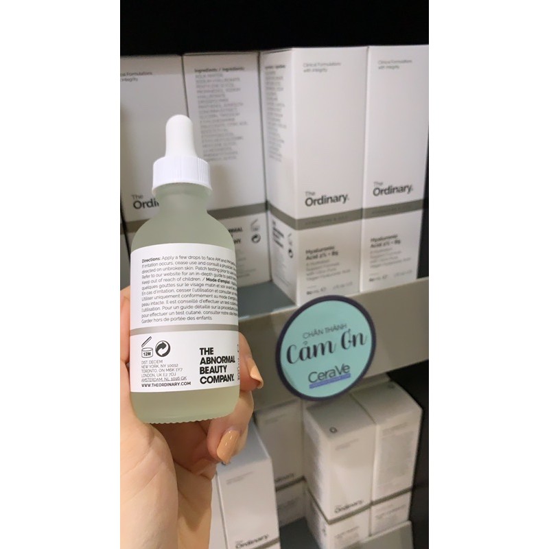 Tinh chất cấp nước The Ordinary Hyaluronic Acid 2% + B5 ( 60mL )