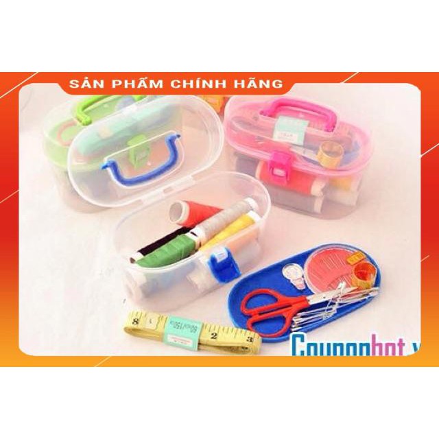 Hộp kim chỉ mini đa năng 55 món