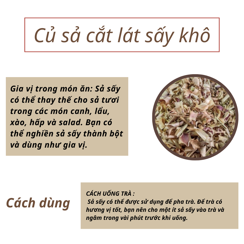 Củ sả cắt lát sấy khô tốt cho tiêu hóa