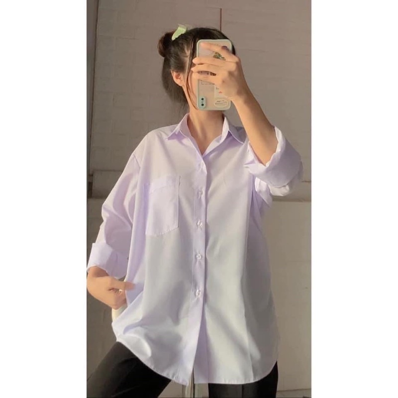 Áo sơ mi trắng dài tay