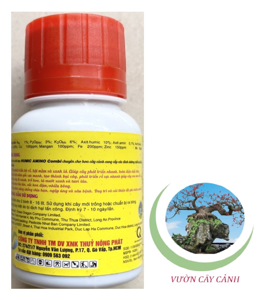Humic Amino Combi Phân bón lá NPK Sinh học - #228A# 50ml