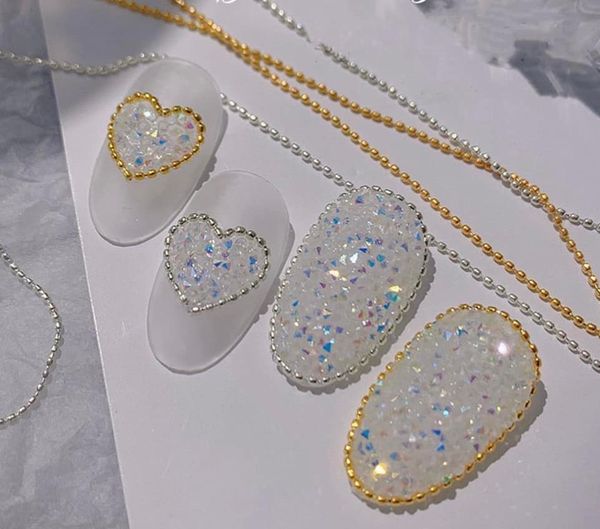 Set dây bi trang trí móng tay nail