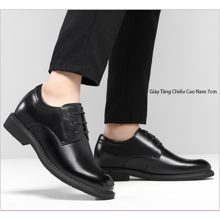 [HCM]Giày Tăng Chiều Cao Nam 7cm CS174