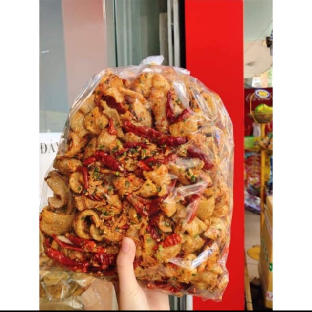 DA HEO SẤY TỎI ỚT - 500g